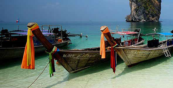 Boats docked
